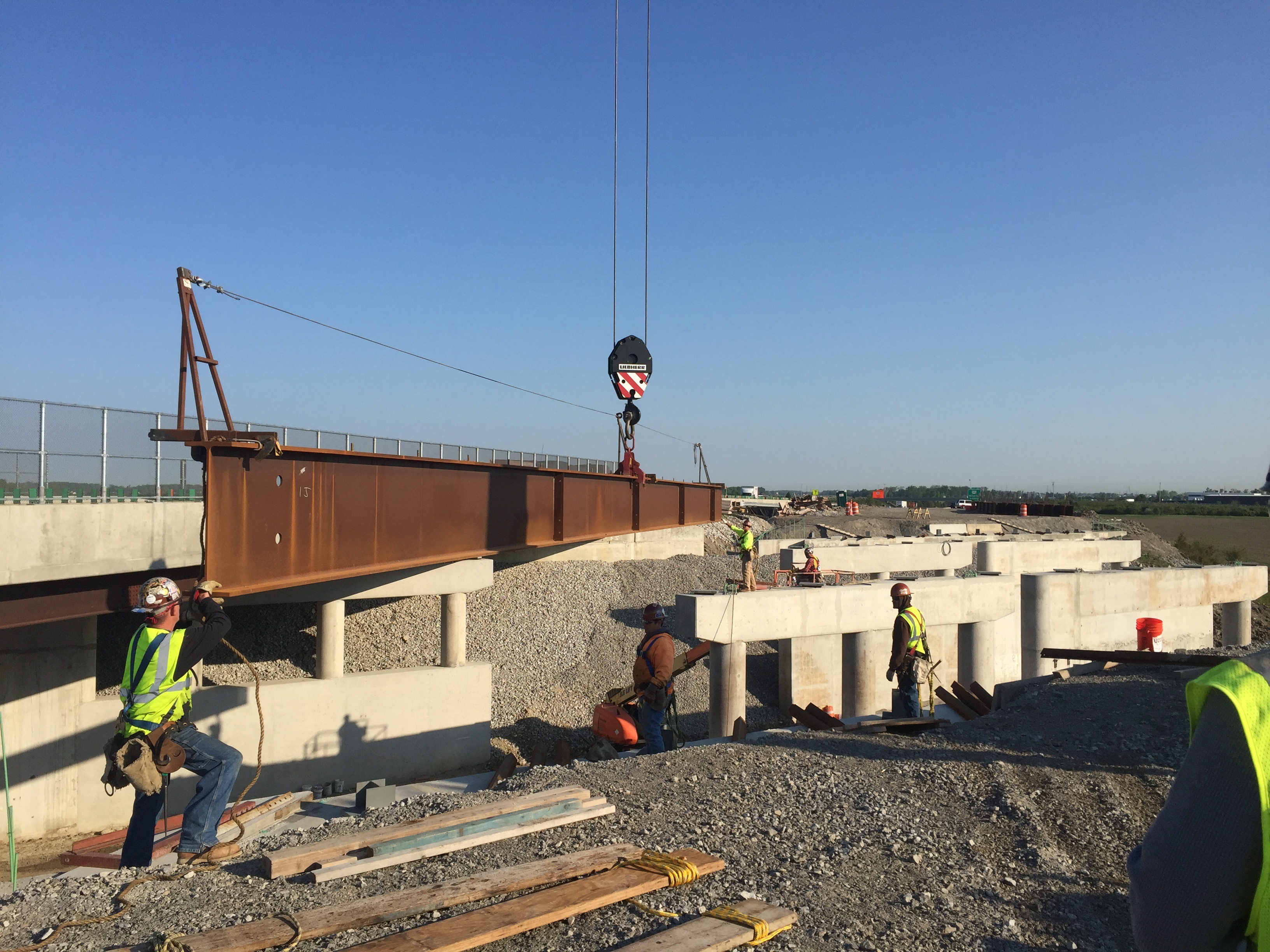 From our work on an I-75 bridge with the Ohio Department of Transportation.